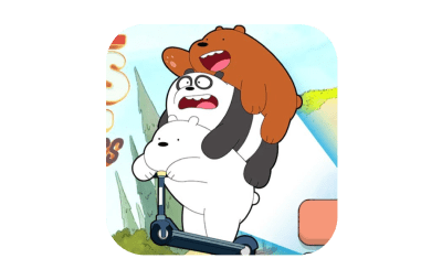 We Bare Bears: Scooter Streamers